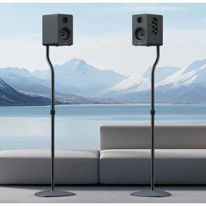 Anautin Universal Speaker Stands Pair, Satellite & Bookshelf Speaker Stands2838in Adjustable, Surround Sound Speaker Stand for Home Theater, Compatible to Sony/Bose/JBL/Sonos/Klipsch/Edifier/Polk