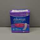 Always Discreet Adult Incontinence Pads for Women, Moderate Absorbency, Long Length, Postpartum Pads, 54 Count