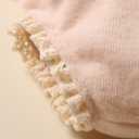 Ylsteed Newborn Photography Outfits Girl Lace Romper with Headband Photo Shoot Outfits Girls Photo Props - Ruffles Beige