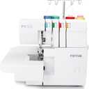 FEIYUE FY505 Serger Overlock Machine with 2/3/4 Thread Capability, Built-in Rolled Hem, Durable Heavy-Duty Metal Frame, Adjustable Differential Feed