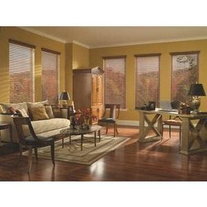 2 Inch Cordless Faux Wood Blinds, 12 to 84 Wide x 12 to 96 High, 14 Colors, Customize Now