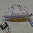 ArtCreativity Light-Up Airplane Toy - Kids Airplane Toy with Takeoff Sounds, LED Lights, and Moving Wheels - Bump and Go Action, for Kids Ages 4-8, Boys and Girls Birthday Present