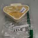 Sink Strainer Basket, Corner Sink Strainer with Suction Cups Dump Design, Triangle Drain Basket for Kitchen Sink, Food Waste Catcher with Drain Holes, Faucet Sponge Storage Rack