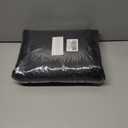 LXKCKJ 7x13 FT Oval Pool Cover with Above Ground Pool, Solar Rectangular Pool Cover Protector, Winter Pool Cover with Accessories Set Ideal for Cold and UV Resistant, Dustproof (Black)