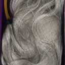 KOME Platinum Blonde Synthetic Lace Front Wig,13x4 HD Lace Layered Wave Glueless Wigs for Women Daily Use 26IN