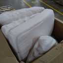 MAXYOYO Folding Sofa Bed, Convertible Sleeper Chair with Pillow Foldable Mattress with Back Support, Portable Fold Out Sofa Couch Fuzzy Fabric Comfy Floor Lounge for Living Room Apartment, Beige