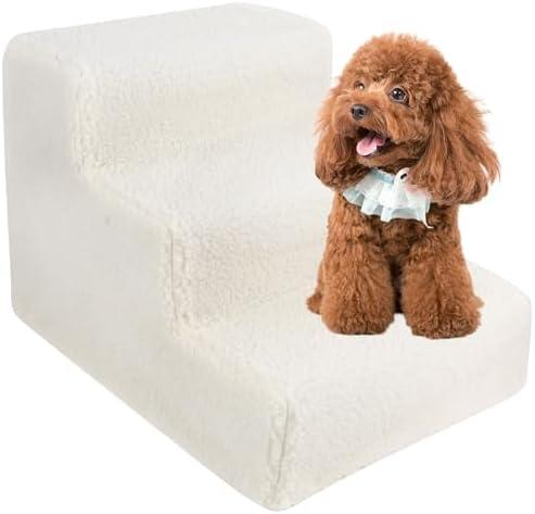 YOFIT Doggy Steps - Non-Slip 3 Steps Pet Stairs,Holds Up to 50 lbs