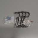 Premium Curtain Rod Brackets - 6 Pack Adjustable Wall Mounts, Curtain Rod Holders for 1 Inch Rod (Brown)