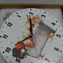 SPUNKER Wall Clocks,African Woman Bath Wall Clocks,Yellow Duck Battery Operated Wall Clock Silent NonTicking Decorative for Home Kitchen Bathroom Living Room Bedroom Office 10 Inch