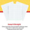 School Smart Graph Paper, 8-1/2 x 11 Inches, 1/4 Inch Rule, White, 500 Sheets