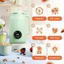 8-in-1 Automatic Nut Milk Maker, 40oz Soy Almond Oat Milk Machine  Delay Start, Keep Warm, Self-Clean, No Straining Needed, BPA-Free, Quiet, Recipe Book & Juice, Green