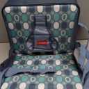 Nuby Easy Go Booster Seat - Travel Booster Seat for Babies and Toddlers - Holds Up to 35 Pounds - 9+ Months - Blue
