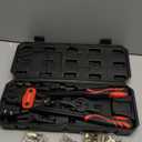 WETOLS Rivet Nut Tool Kit, 14-Inch Rivnut Tool with 7 Metric and SAE Mandrels, Professional Hand Riveter with 70Pcs Rivnuts Assortment Kit, Manual Rivet Nut Gun with Rugged BMC Case