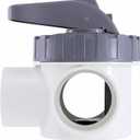 3 Way PVC 1-1/2" 1.5" (1.5") Pool and Spa Diverter Valve Pool 3 Way Valve