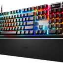 SteelSeries Apex Pro Gen 3 OmniPoint 3.0 HyperMagnetic Switches Adjustable Actuation Rapid Trigger Game-Ready Presets Protection Mode Rapid Tap/SOCD OLED RGB PBT Keycaps USB-C