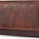 Premium Leather Phone Holster for iPhone 13 Mini,12 Mini,SE 2022,8,7,6,5,Holster Pouch Case with Clip for Galaxy S6/5,Brown