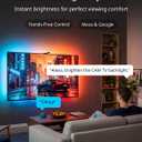 Ailofy TV Backlight with Camera for 55-65" TVs, 12.5ft LED Strip Lights, Real-Time Full-Screen Sync for Movies, Gaming & Music, Smart Bias Lighting, Works with Alexa & Google Assistant, App Control