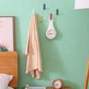 Ducige 24 Pack Adhesive Hooks Utility Wall Hooks Key Hooks for Wall Decorative Key Holder Rack Self Adhesive Wall Hooks for Towels, Hats, Shower, Kitchen, Living Room, Office