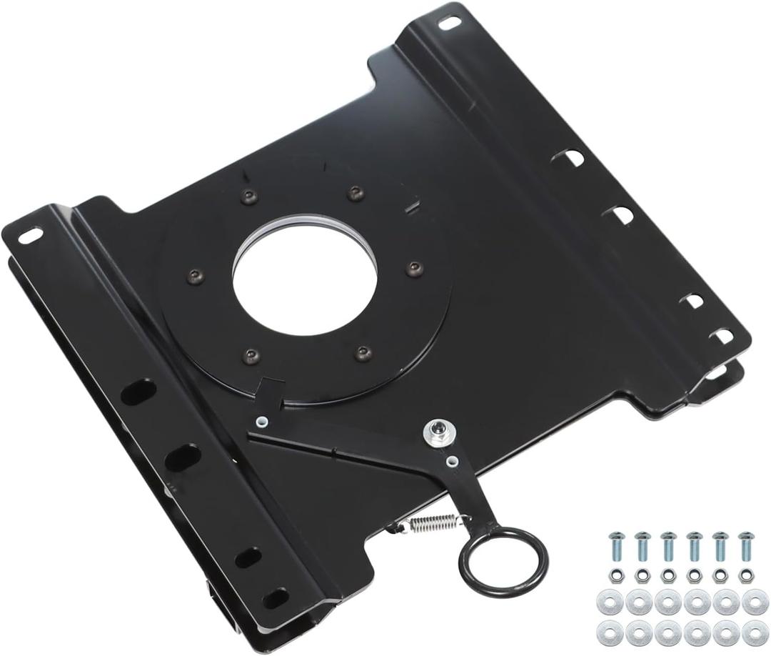 Seat Swivel Base Right Passenger Side Metal Seat Swivel Base Compatible with Econoline E150 E250 E350 E450 1997-2024 Seat Swivel Kit