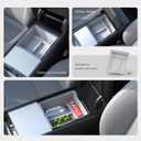 YONZEE 3PCS Center Console Organizer Tray for Tesla Model Y(2020-2024),Model 3(2020-2023) Accessories,with Armrest Hidden Upgrade Center Console Organizer
