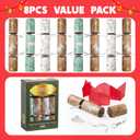 JOYIN 8 Pack Christmas Party Favor Non-Snap Party Table Favors with Reindeer Design Holiday Party Favor Supplies for Kids and Adults, Christmas Parties, Dinners and Holidays