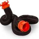 Camco RhinoFLEX Heavy Duty 10ft RV Sewer Hose Extension Kit with Swivel Fitting - Extends Your Sewer Hose to Fit Your Needs (39764)