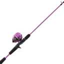Zebco Slingshot Spincast Reel and Fishing Rod Combo, 2-Piece Fishing Pole, Right-Hand Retrieve, Pre-Spooled with 10-Pound Zebco Line, 30