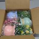 Yoratee 6PCS Artificial Flowers Pot Small Fake Plants with Mini Potted Plants for Home Office Tabletop Centerpiece Decoration