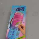 Dan&Darci Decorate Your Own Glow-in-the-Dark Water Bottle Kit for Girls - Easter Gifts for Girl Ages 4-6 5-7 6-8 - 4 5 6 7 8 Year Old Birthday Gift Ideas - Arts and Crafts for Kids Age 6-8