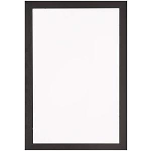 ArtToFrames 11x17 Inch Black Picture Frame, This 1.25" Custom Poster Frame is Satin Black, for Your Art or Photos - Comes with Regular Glass, WOMFRBW26079-11x17