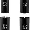 Bicycle Seatpost Adapter Change 28.6/30.4/30.9/33.9mm Tube to 27.2/31.6mm, Bike Tube Diameter Reducer, Bike Seat Post Shim