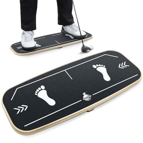 ACESTRIKE, Golf Pressure Plate, Gravity Transfer Board Training Aid to Weight Shift Golf Training Aid for Indoor Practice, Golf Swing Speed Trainer for Beginners Correct Swing Sequence Tempo