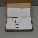 JINMURY White Wedding Table Numbers 1-20 with Stands, 5"x7" White Acrylic Table Numbers, Perfect for Wedding Reception, Party, Anniversary, Event (White Sign Black Font)