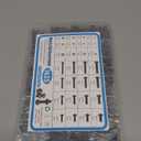 1760pcs M2 M3 M4 M5 Metric Screw Assortment, Grade 12.9 Alloy Steel Hex Socket Head Cap Bolts and Nuts Kit, Black Zinc Plated and Anti Rust Screw Set with 4 pcs Hex Wrenches