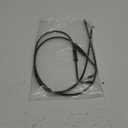 TIGERSGATE 38" Black Vinyl Stainless Steel Braided Extended Throttle and Idle Cable Kit for 2007-2013 Harley Sportsters XL Models, 1996-2017 Some Dyna Models