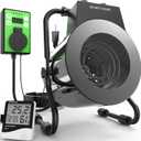 Greenhouse Heater with Thermostat, 1500W Outdoor Heater with Fast Heating, Overheat Protection, Grow Tent Heating for Greenhouse, Garden, Flower Room