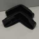 Dock Corner Bumpers Fenders Marine Corner Dock Bumpers Fender Guard for Docking, Soft UV-Resistant Marine-Grade Vinyl, Inflatable Protection, 10-Inch x 10-Inch, 2-Pack, Black