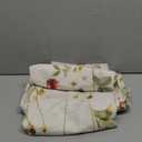 OVZME Floral Boho Shower Curtain 96 Inches Long, Waterproof Farmhouse Soft Fabric Leaves Floral Shower Curtain for Bathroom Hotel, Rustic Spring Home Decor, Machine Washable, 72Wx96L Inches