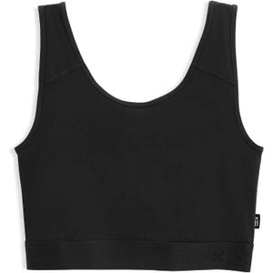 TomboyX Compression Bra Top for Women, Full Coverage Gender Inclusive Bras, Wireless Medium Support Top No Padding Sports Bra, XL