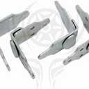 8 PC Utility Trailer Rack Wood Panel Sides Stake Bed Gate Latch Corner Connector Stake Body (4 Corners)