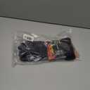 Heat Logic Quilted Faux Fur Trimmed Glove with PU Palm and Touchscreen Tips - M/L (Black)