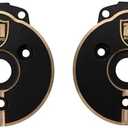 MEUS Racing Front Brass Portal Covers 77g/pc for MEUS 1/10 Nylon Portal Axle SCX10 SCX10 II 1/10 RC Crawler Upgrade Parts