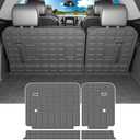 powoq Backrest Mat Compatible with 2018-2024 Chevy Traverse TPE Trunk Mat Back Seat Protector Cargo Liner Replacement for 2018 2019 2020 2021 2022 2023 2024 Chevy Traverse Accessories (Backrest Mat)