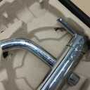 Chrome Bathroom Faucet Single Hole, Single Handle Water Faucet for Bathroom with Pop Up Drain Assembly and Water Faucet Supply Lines