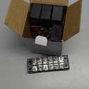 Screw Terminal Block, 25A Covered 6 Position Dual Row, 6 Position Pre-Insulated Terminal Barrier Strips (5PCS 25A 6P+10PCS Wiring Strips)