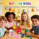 12 Pack 3D Printed Dragon Toys, Flexible Articulated Fidget Dragons in Surprise Eggs, Collectible Desk Toys, Party Favors & Classroom Prizes for Kids