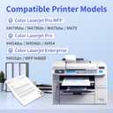 414A Black Toner Cartridge 2 Pack (with Chip) Compatible Replacement for HP 414A 414X for Color Laserjet Pro MFP M479fdw M479fdn M479dw Pro M454dw M454dn M479 M454 Printer Ink W2020A W2020X High Yield