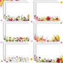 Janlaugh 12 Pads Wildflower Sticky Notes Summer Sticky Memo Pads Self Stick Flower Office Supplies Wildflower Party Favors Adhesive Notepad for Journal Gift 3 x 4 in