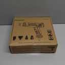 Heat Gun, Heavy Duty Hot Air Gun Kit Dual Temperature Settings 572~932 (300-500), Overload Protection with 4 Nozzles for Crafts, Shrink Wrapping/Tubing, Paint Removing, Epoxy Resin (Green)