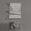 4 Pcs 2579476 L 3" x W 1-3/16" Upper/Top Screen Door Leaf Hinge W/Screws, Door Butt Hinge, for use with 2579475 Bottom/Lower Leaf Hinge & 2579477 Connecting Pin, Fit for Andersen Insect Screen Doors